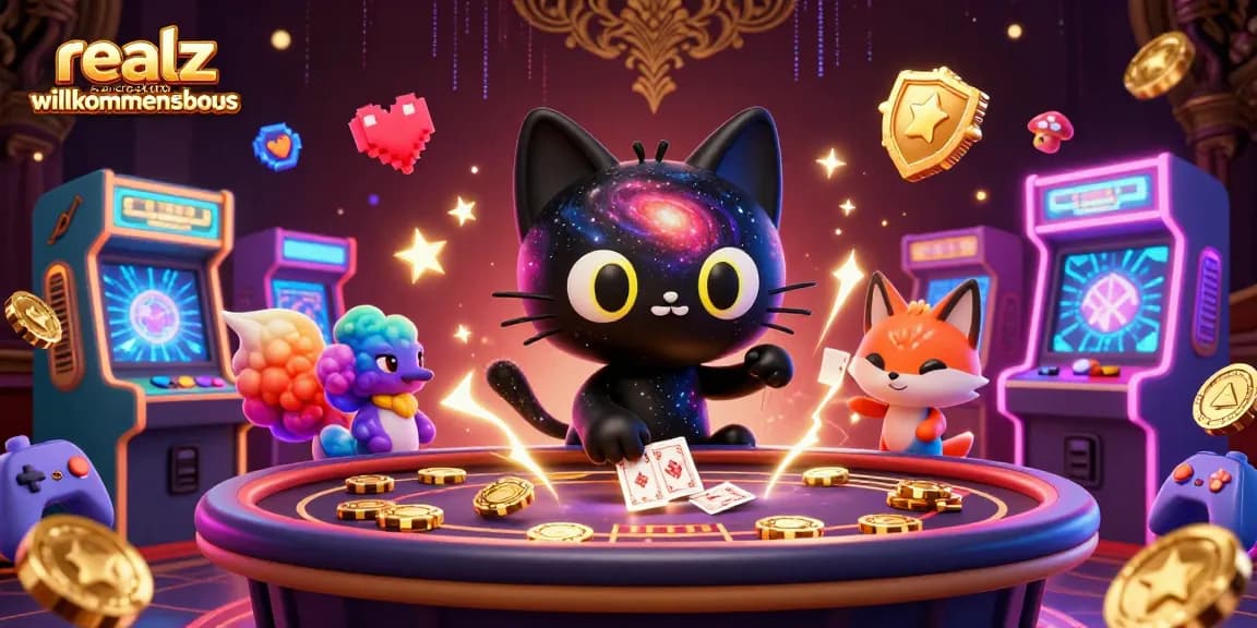 Realz Casino Willkommensbonus: Gewinnmöglichkeiten durch spannende Casino Spiele und Aktionen.