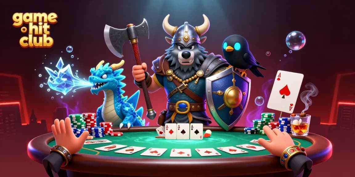 Engage in thrilling gameplay at game hit club featuring vibrant 3D fantasy characters and poker action.