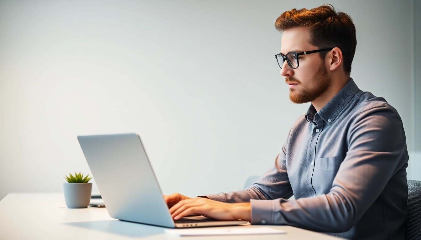 Headhunter führt digitale Gespräche zur Rekrutierung hochqualifizierter Talente.