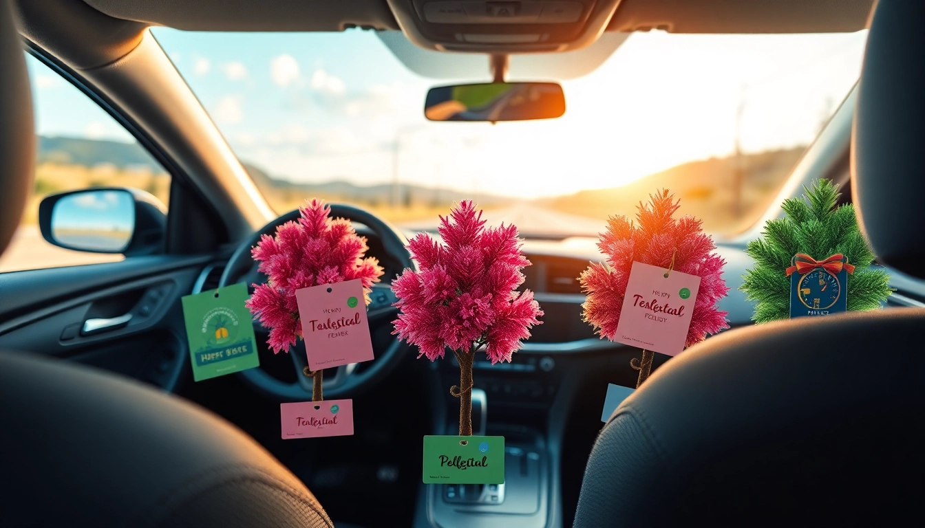 Gestalte personalisierte Duftbäume mit einzigartigen Designs für dein Auto.
