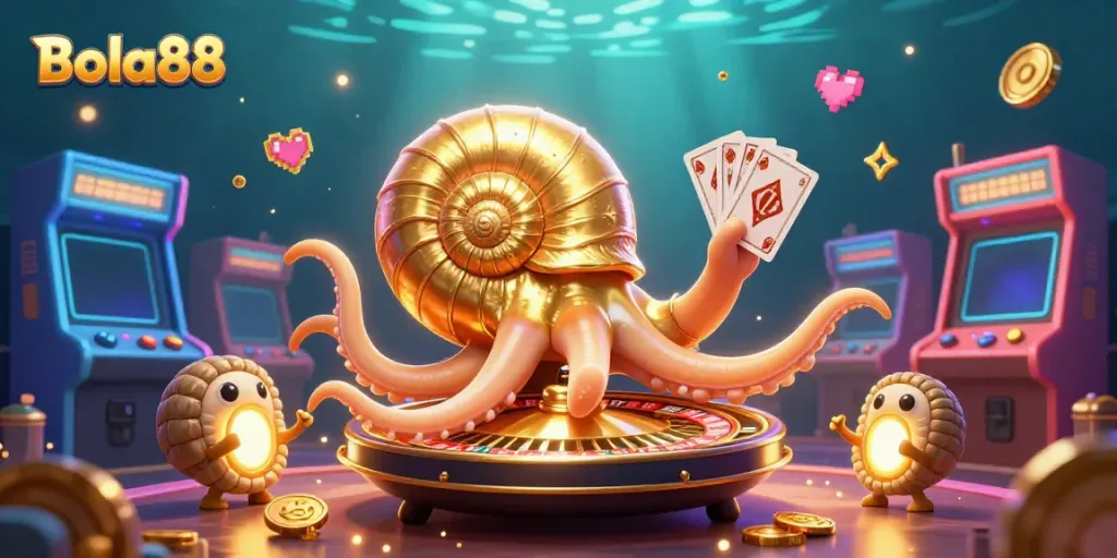 Engage in thrilling gameplay at Bola88 with interactive 3D elements and dynamic casino visuals.