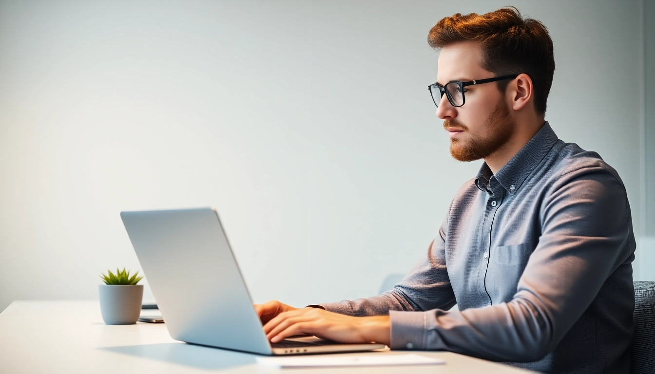 Headhunter führt digitale Gespräche zur Rekrutierung hochqualifizierter Talente.