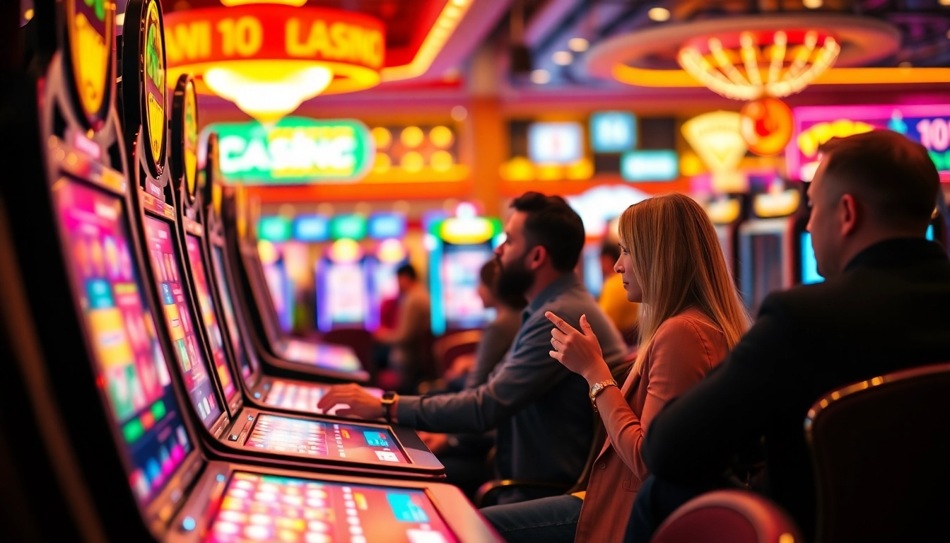 Játékosok élvezik a játékot egy vibrant magyar online kaszinóban